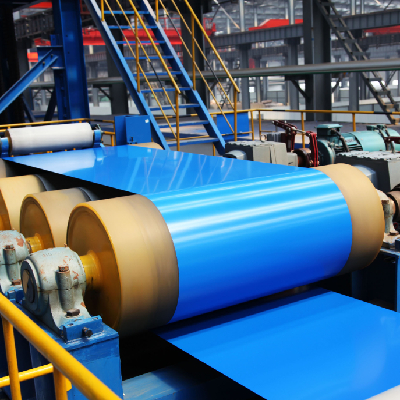 Tôn cuộn thép màu mạ kẽm với lớp phủ PE / SMP / PVDF sử dụng ngoài trời trong thời gian dài